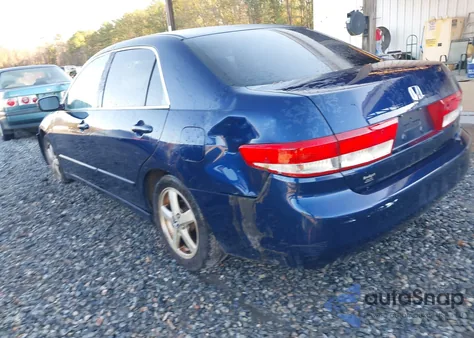 2003 Honda Accord 2.4 Ex из США, поврежденный, VIN JHMCM56633C047308